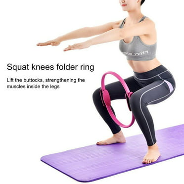 unbrand YYSHO Yoga Ring Yoga Circles Fitness Sport Home Training Support Massage Sold in Pairs